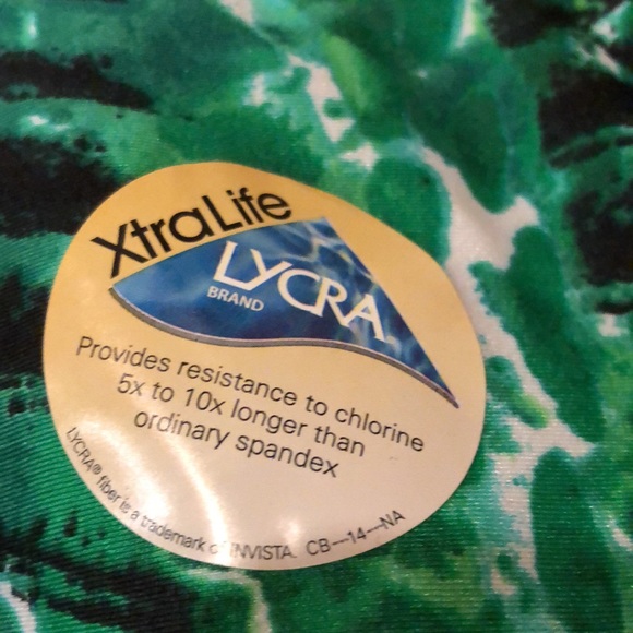 NWT SPEEDO coveted green python extra life lycra competition - Picture 3 of 16